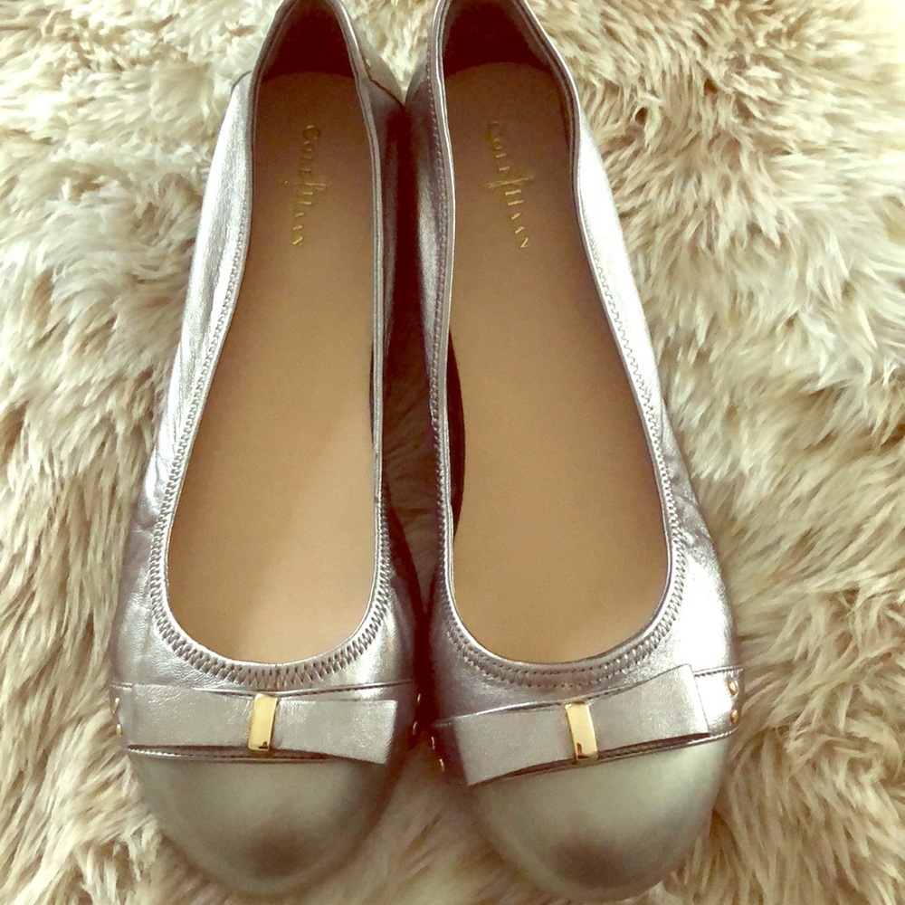 Cole Haan, NEW, Silver Metallic, NIKE AIR, Sz9.5